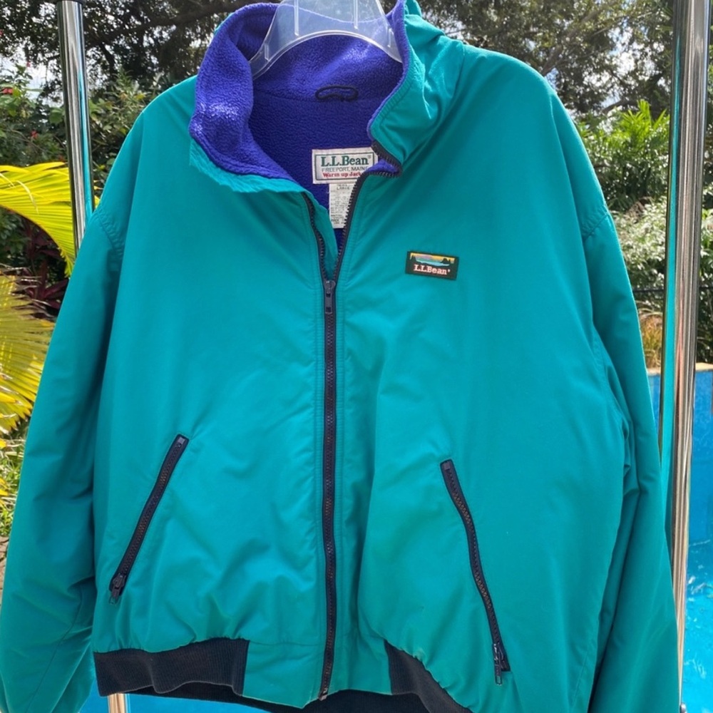 Authentic Vintage L.L Bean Warm Up Fleece Lined L